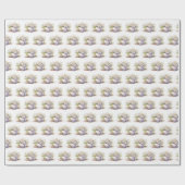 Aquarelldiäten in Kaffeebechern mit Saucer Geschenkpapier (Flach)