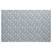 Aquarelldinosaurier auf graublauem Stoff (Fat Quarter (45,7 x 55,9 cm))