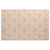 Aquarelldinosaurier auf Light Orange Stoff (Fat Quarter (45,7 x 55,9 cm))