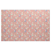 Aquarelldinosaurier auf Rosa Stoff (Fat Quarter (45,7 x 55,9 cm))