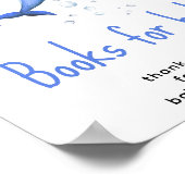 Aquarelldolphin - Bücher für das Baby Poster (Ecke)