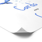 Aquarelldolphin - Karten und Geschenke Poster (Ecke)