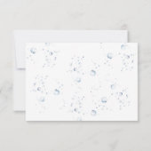 Aquarelldolphine Danke für die Genderoffenbarung (Rückseite)