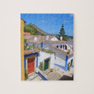 Aquarelldorf Puzzle