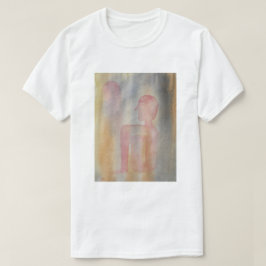 Aquarelldruck der Nacht des Roten Mond T-Shirt