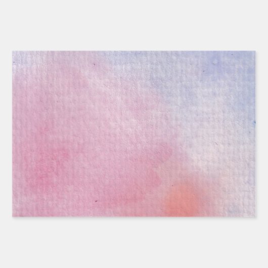 Aquarelldruck Geschenkpapier Set (Vorderseite 3)