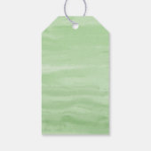 Aquarelldruckerin Frog Baby Dusche Danke Geschenkanhänger (Rückseite)