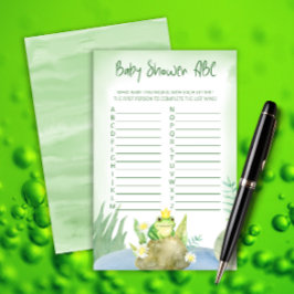 Aquarelldruckerin Frog Baby Shooting ABC-Spiel