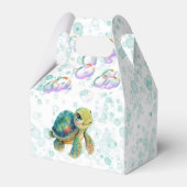 Aquarelldusche Kinderdusche Geschenkschachtel (Rückseite)