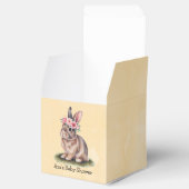 Aquarelldusche mit Blume Crown Babydusche Geschenkschachtel (Geöffnet)