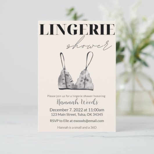 Aquarelldusche Save The Date (Stehend Vorderseite)