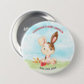 Aquarellduschenfarm Button (Vorne & Hinten)