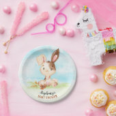 Aquarellduschenfarm Pappteller (Party)