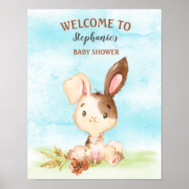 Aquarellduschenfarm Poster