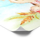 Aquarellduschenfarm Poster (Ecke)