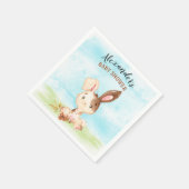 Aquarellduschenfarm Serviette (Ecke)