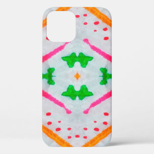Aquarelle Boho Dekor. Boho Blue Pillow. Aquarelle  Case-Mate iPhone Hülle