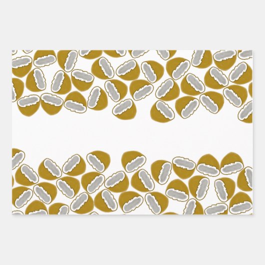 Aquarelle Coconut Handmade Pattern Geschenkpapier Set (Vorderseite)