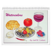 Aquarelle durch Joel W. Carlson Kalender (Titelbild)