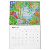 Aquarelle durch Joel W. Carlson Kalender (Mär 2027)