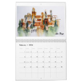 Aquarelle durch Kalender Lins Frye 2014 (Feb 2026)