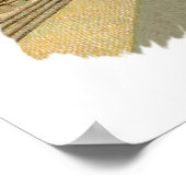 Aquarelle Florence Uffizi Gallery Poster (Ecke)