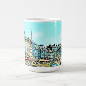 Aquarelle Honfleur Kaffeetasse (Mittel)