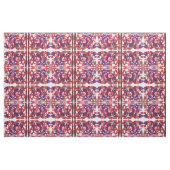 Aquarelle in Rot und Violett Stoff (Fat Quarter (45,7 x 55,9 cm))
