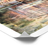 Aquarelle Italy Lake Como Villa Plini Poster (Ecke)