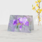 Aquarelle Karte (Gelbe Blume)