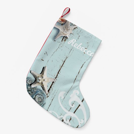 Aquarelle Kleiner Weihnachtsstrumpf (Vorderansicht (hängend))