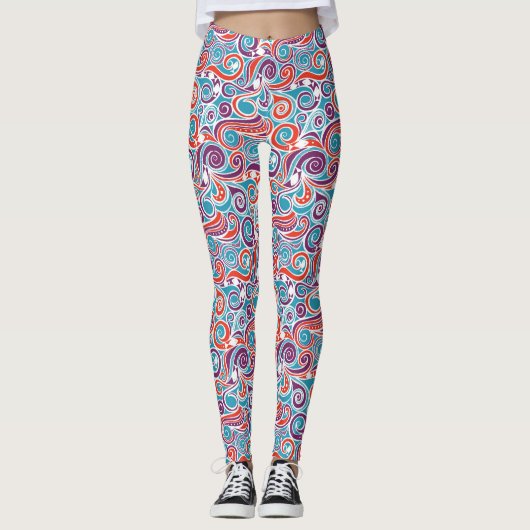 Aquarelle Leggings (Vorderseite)