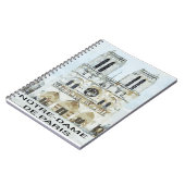 Aquarelle Notre-Dame de Paris Notizblock (Linke Seite)