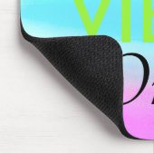 Aquarelle Nur gute Vibes Mousepad (Ecke)