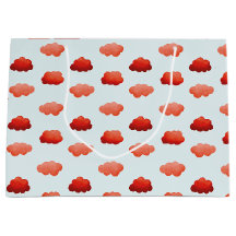 Aquarelle Orangenwolken