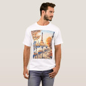 Aquarelle Paris T-Shirt (Vorne ganz)
