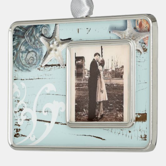 Aquarelle Rahmen-Ornament Silber (Links)