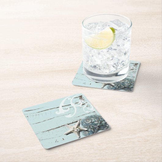 Aquarelle Rechteckiger Pappuntersetzer (Vor Ort)