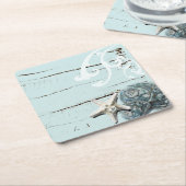 Aquarelle Rechteckiger Pappuntersetzer (angewinkelt)