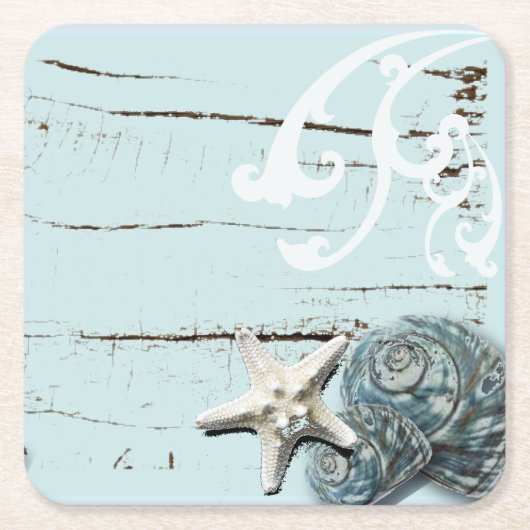 Aquarelle Rechteckiger Pappuntersetzer (Vorderseite)