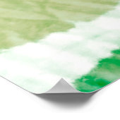 Aquarelle Textur. Splash. Abstrakte Splash. Krawat Poster (Ecke)