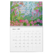 Aquarelle von Hawaii Kalender (Mär 2027)