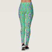 Aquarelle, winzig gemustert leggings (Rückseite)