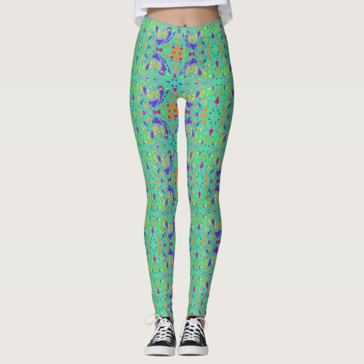 Aquarelle, winzig gemustert leggings (Vorderseite)