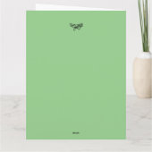 Aquarelleiche-Baum wird bald gut Karte (Rückseite)