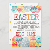 Aquarelleier - Einladung (Vorne/Hinten)