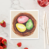 Aquarelleier Serviette (Beispiel)