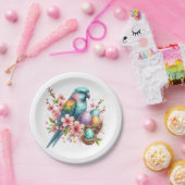Aquarelleier und Ostereier Pappteller (Party)