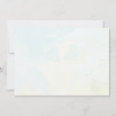 Aquarelleiffelturm Geburtstag Danke Karte (Rückseite)