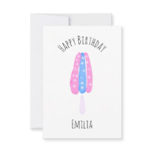 Aquarelleis Creme Pop 4. Juli Geburtstag